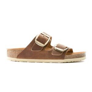 Birkenstock Arizona Big Buckle Sandals - Cognac Oiled Leather - Regular